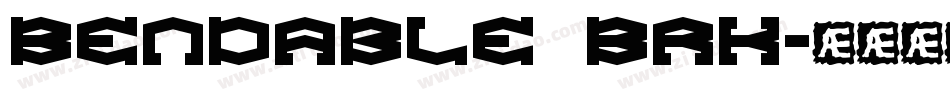Bendable BRK字体转换